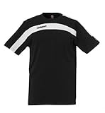 uhlsport Liga Training T-Shirt, schwarz/weiß, XXS, 100208505