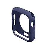 Stoßfestes TPU Schutzhülle Kompatibel für iWatch 6/5/4/SE ,Umfassender Schutz Kratzfest HD Bumper Hülle Kompatibel mit Apple Watch 44 mm 40mm,Langlebig Smart Watch Case Cover,Saphir,44