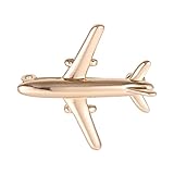 Modische Brosche in Flugzeugform, gute Qualität, aus Metall, für Damen und Herren, Broschen, Reversdekoration, Geschenk