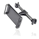 Auto Kopfstützenhalterung,Winkelverstellbare Kopfstütze Tablethalterung, 360° Rotation kompatibel 5' bis 14' Gerät Universal für iPad Pro/Air/Mini, Tablets, Nintendo Switch, iPhone,Smartp