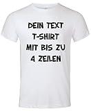 T-Shirt Bedrucken mit dem Amazon Tshirt Designer. T-Shirt selber gestalten. T-Shirt Druck. T-Shirt mit Wunschtext. T Shirts sind Ökotex-100 Zertifiziert. - Weiss XL