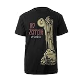 Led Zeppelin Herren Ledzeppelin_Hermit_Men_bl_ts: M T-Shirt, Schwarz (Black Black), M