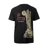 Led Zeppelin Herren Ledzeppelin_Hermit_Men_bl_ts: M T-Shirt, Schwarz (Black Black), M