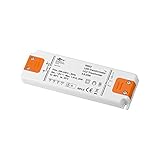 Goobay 30002 LED Transformator 230V auf 12V – LED Niedervolttrafo für LED Beleuchtungen – Gesamtlast bis 20 W – 103 x 35,5 x 16