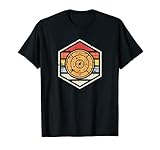 Retro-Abzeichen Crokinole Board T-S