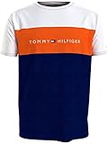 Tommy Hilfiger Herren T-Shirt Kurzarm CN SS Tee Logo Flag UM0UM01170 Orange XL