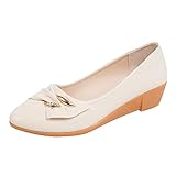 Eaylis Damen Mode Weiche Lederschuhe Flache Weiche Sohle Flacher Mund Freizeitschuhe, Sneaker Atmungsaktiv Turnschuhe Leicht Sportschuhe Laufschuhe Straßenlaufschuhe F