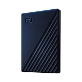 WD My Passport for Mac externe Festplatte 2 TB (mobiler Speicher, USB-C-fähig, WD Discovery Software, Passwortschutz, Mac kompatibel, einfach einzusetzen) mitternachtsb