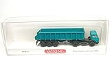 Wiking 094806 Hinterkippersattelzug, wasserblau (Spur N)_Kein Spielzeug!! Miniaturmodell/Sammlerartikel !!