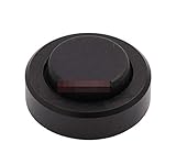 Fucaiqian. 1pc 20 * 8mm 30 * 10mm Voll-Aluminium-Lautsprecher AMP Isolation Fuss-Fuss-Spike Bodenbasis HiFi Audio Record Radio-DAC Computer-Chassis Ständer (Color : 30x10mm Black)