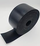 Gummistreifen mit Gewebeeinlage - 2mm dick - LÄNGE + BREITE wählen - AUSWAHL: 150mm x 800mm x 2mm | faser-verstärkte Gummileiste Gummi-Matte-Platte Vollgummi Schürfleiste Hartg