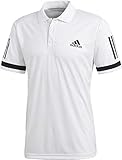 adidas Herren Kurzarm Polo-Shirt Club 3 Stripes, White, S, CE1415