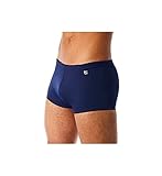 HOM - Herren - Swim Shorts 'Sea Life' - Hochwertige & sportliche Badehose im Retrostyle in Vier attraktiven Saisonfarben - Navy - L