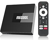 Android TV Box 11.0 MECOOL Box TV 2 GB RAM 16 GB ROM Amlogic S905Y4 BT 5.0 Dual WiFi 2.4G/5G 4K HDR AV1 H.265 3D Chromecast Integrierter Google -Z