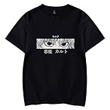 ZFLY Unisex Hunter x Hunter Shirt Killua Hisoka Kurapika Gon T-Shirt Anime Tshirts Kurzarm T-Shirt für Frauen Männer (Color : Black, Size : M)