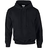 Gildan Heavyweight DryBlend Unisex Kapuzenpullover / Hoodie / Kapuzensweater XXL,Schw