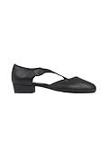 RUMPF Griechische Sandale Damen Tanzschuhe Dance Sneaker Charakterschuhe, Schwarz, 40 EU