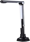 Qinwenyan Dokumentscanner-Buch- und Dokumentenkammer mit LED-Lichtfassungsgröße A3 HD 10 Mega-Pixel USB 2.0 Hochgeschwindigkeits-Scanner für das Klassenzimmer (Farbe: Silber, Größe: One Size)