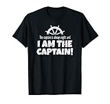 The Captain Is Always Right (Vintage Weiß) Lustiges Segel T-S