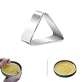 Squid Game Cookie Cutter, Squid Game Cookie Mold, Stainless Steel Biscuit Cookie Cutters, TikTok Sugar Pie Game, Realistic Korean Movie Props Family Table Games Toy for Adult Kids,
