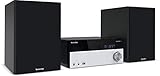 TechniSat DIGITRADIO 750 - DAB+ Mikro-HiFi System (DAB+, UKW, CD-Player, Bluetooth-Audiostreaming, 100 Watt RMS Stereo-Boxen, Kopfhöreranschluss, Fernbedienung, Kompaktanlage) schw