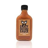 Crazy B. Sauce - Ghost Pepper & Mango (200ml) - Exotisch scharf Chili Sauce mit Bhut Jolok