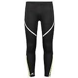 Pro Touch Herren Striker Tights, Black/Yellow Light, XL