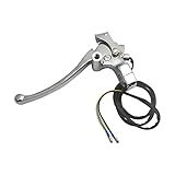 FANGPING Fang-ping Linker Bremsmasterzylinder fit für GY6. Roller 150 125cc Baron BMS Retro Znen 25mm Lenker ZN50Q-T ZN125T-H-20 (Color : Left Brake Lever)