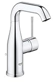 GROHE Essence | Badarmatur - Einhand-Waschtischbatterie, M-Size | mit Temperaturbegrenzer | chrom | 23462001