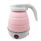 sasfgdhga Wasser Kocher Faltbarer Silikon Tragbarer Wasserkocher, Mini Kleine Wasserkocher Reise Wasserkocher Camping Wasserkocher Schnell Kochend, Lebensmittelgeeig