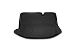 Element EXP.NLC.16.58.B11 Passgenaue Premium Antirutsch Laderaumwanne Kofferraumwanne Ford Fiesta VI MK6 208-2017 Schrägheck, Schwarz,