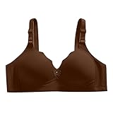 Damen BH Dessous Ohne Stahlring Einteiler Sexy Hochdrücken Büstenhalter Große Größen Sport BH Rückenverschluss Textured Bralette BHs Teenager Mädchen Frauen Bequemer Atmungsaktive Bra Unterw