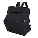 Tomotato Akkordeontasche Akkordeon Gigbag Doppel Schultergurte Schwarze Tragbar Tasche Oxford Stoff Wasserabweisend Akkordeon Rucksack