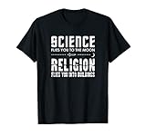 Science Flies You To The Moon Sarcastic Atheist T-S
