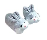 panda supermarket Tierpantoffel-Elefantpantoffelwinterhaus warme rutschfeste Baumwollpantoffel Tierische Hausschuhe Hamster Hausschuhe (M (35-39/EU), Rabbit)