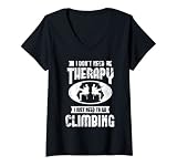 Damen Klettertherapie T-Shirt mit V