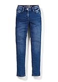 s.Oliver Mädchen Slim: 5-Pocket-Stretchjeans dark blue 164.REG