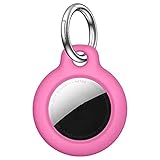 yqs schutzhülle für airtags PC-Hülle für Airtags Schutzhülle für Apple Location Tracker Airtag Zubehör Anti-Scratch Keychain Schutzhülle (Color : Pink)