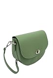Puccio Pucci Womens TRLBC100050 Ledertasche, Wassergrün, 24x18x9