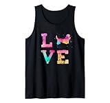 Bunte Aquarell Dandie Dinmont Terrier Mama Hund Tank Top