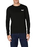 Superdry Herren O L Vintage Embroidery L/S Tee Langarmshirt, Schwarz (Black 02A), XXX-Larg