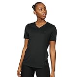 Women Workout T-Shirt, Breathable Fitness Top (Schwarz, XS)