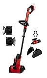 Einhell Akku-Oberflächenbürste PICOBELLA Power X-Change (Lithium-Ionen 18V, multifunktionell, integr. Gartenschlauchanschluss, inkl. Bürste MEDIUM, ohne Akku und Ladegerät)