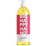 Loovara HAPPY HAND XXL – erotisches Massageöl XXL (1000 ml) I Liebes-Öl fürs Vorspiel I Vegan, dermatologisch getestet, kondomsicher I Als Partnermassage & mit Sexspielzeug geeignet I Made in EU