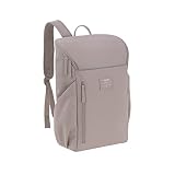 LÄSSIG Baby Wickelrucksack Wickeltasche inkl. Wickelzubehör Rucksack mit Wickelunterlage nachhaltig produziert/Slender Backpack taupe, 1103036273