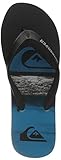 Quiksilver Herren Molokai Panel Flip-Flop, Black/Blue/Black, 47 EU