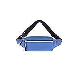 WULOVEMI Fanny-Pack Crossbody Beutel for Männer Multifunktions-Anti-Diebstahl-Schulter-Kurier-Taschen Male Wasserdicht Kurztrip Chest-Beutel-Satz (Farbe: Grau) (Color : Blue)