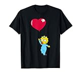 The Simpsons Maggie Heart Balloon Valentine's Day T-S