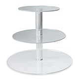 Acryl Cupcake Ständer | Tortenständer | Nachmittagstee Stand | Abgestufte Anzeigeeinheit | Kuchen Display | Partygeschirr | Pukk
