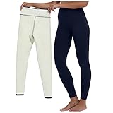 MARTINSHARK Sporthose fur Damen warme Hose Gefütterte Leggings Freizeithose Frauen Warm Stretch Yoga Leggings Sherpa Hohe Taille Enge Sport Aktive H